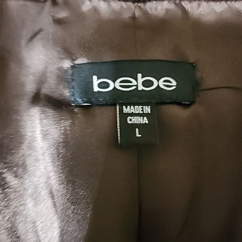 bebe Dark Brown Trench Coat - Picture 12 of 13